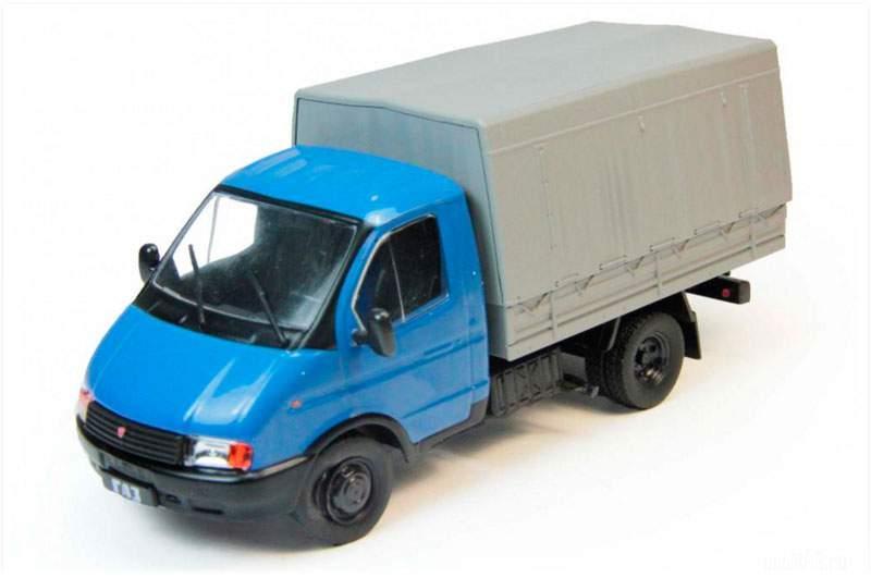 Автолегенди №181 ГАЗ-3302 «Газель» синій | Колекційна модель 1:43 | DeAgostini