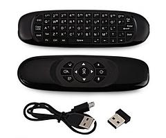 Аеромишь з клавіатурою (пульт з гіроскопом) Air Mouse GTM I8 C120 Black