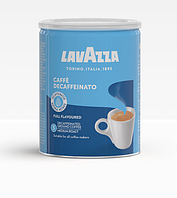 Кофе молотый Lavazza Caffe Decaffeinato без кофеина 250 г в жестяной банке