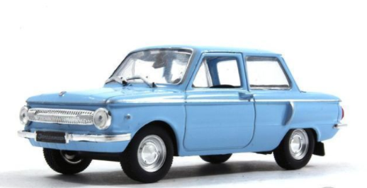 Автолегенди №36 ЗАЗ-966 "Запорожець" блакитний | Колекційна модель 1:43 | DeAgostini