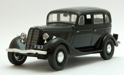 Автолегенди №34 ГАЗ-М1 чорний | Колекційна модель 1:43 | DeAgostini