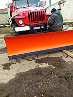 Отвал для снега на КРАЗ механический поворот