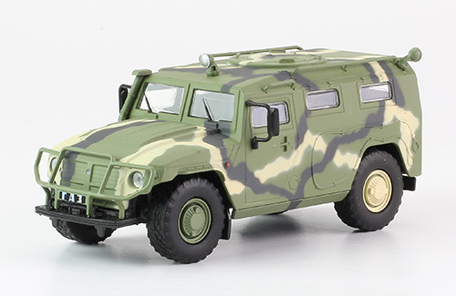 Автолегенди №216 ГАЗ-233014 «Тигр» хакі | Колекційна модель 1:43 | DeAgostini