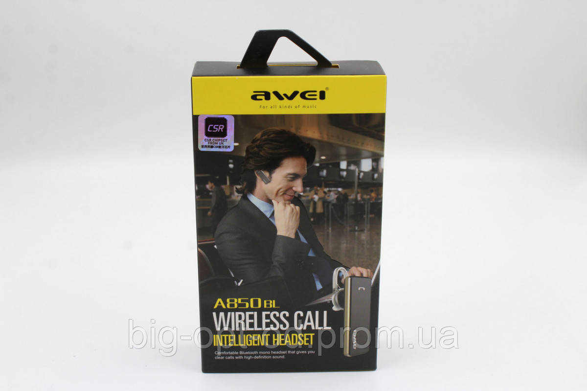 Навушник бездротовий з мікрофоном Awei A850AL BT (bluetooth гарнітура)