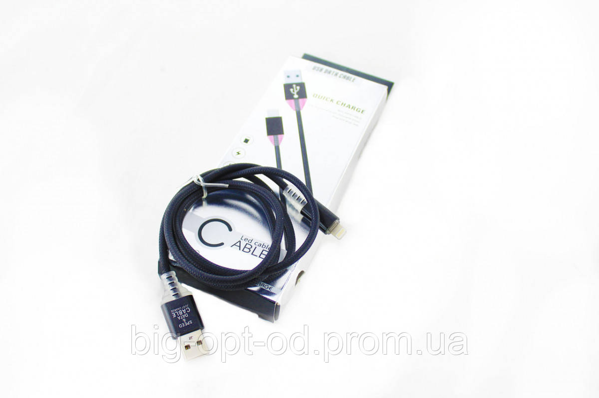 Шнур для моб. LED line ip Lightning