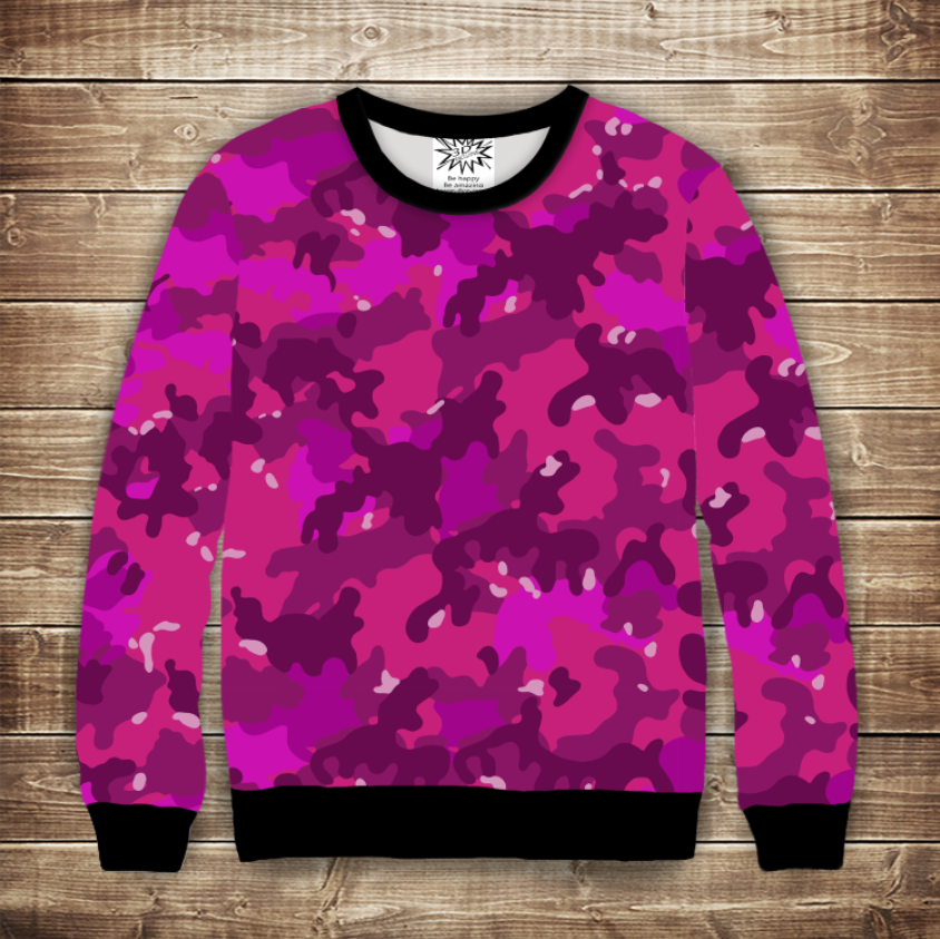 Світшот 3D-Pink camuflage
