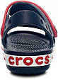 Крокси Крокбенд Дитячі Сабо Crocband Sandal Kids Темно-синього кольору, фото 6