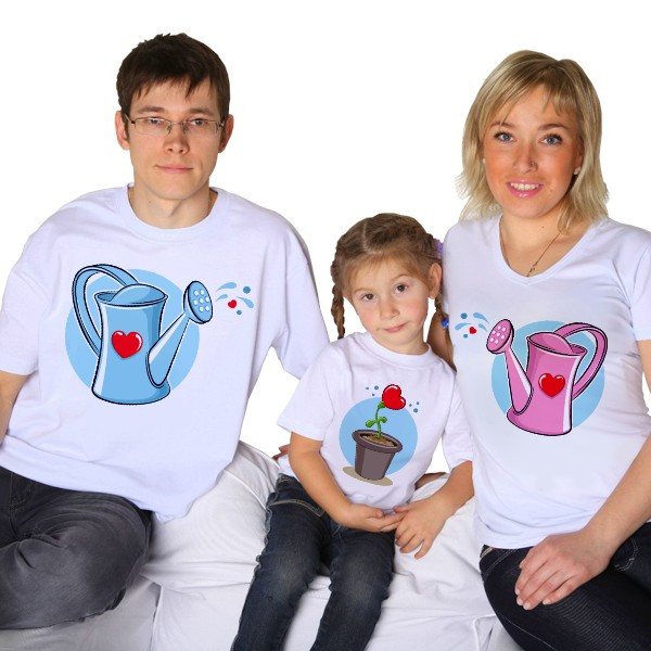 Футболки Фемілі Лук Family Look для всієї родини "Садівники" Push IT