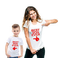 Парні футболки Family Look. Мама та син "Best soon/mom ever" Push IT