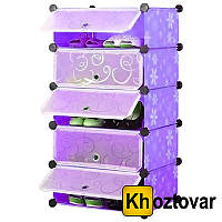 Органайзер для обуви Fh Topy Storage Cabinet A1-5 Фиолетовый