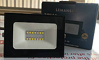 Прожектор LED 10w 6500K IP65 560LM LEMANSO "Нептун" чорний/LMP72-10