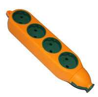 Четвірна Розетка 4+4 будівельна ST 2594