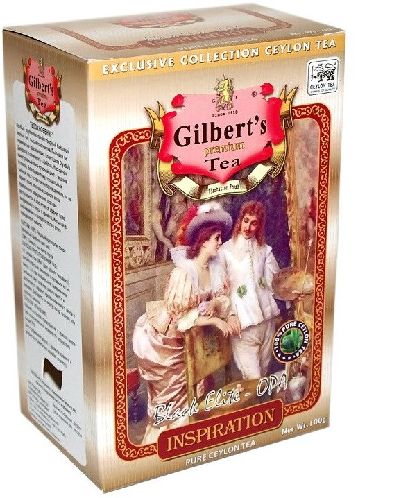 Великолистовий цейлонський чорний чай Gilbert's Натхнення 100 грамів, фото 1