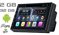 Універсальна автомагнітола 2DIN Dakota 2032 Android 12 2gb/32gb екран 7 дюймів WiFi Bluetooth GPS навігація