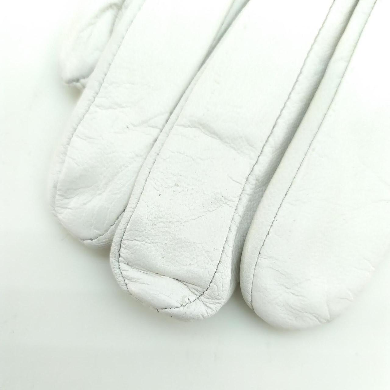 Перчатки женские GAUR (размер 6,5) , на бежевом плюше, 27см, белые, 20021962 - фото 2 - id-p1227736902