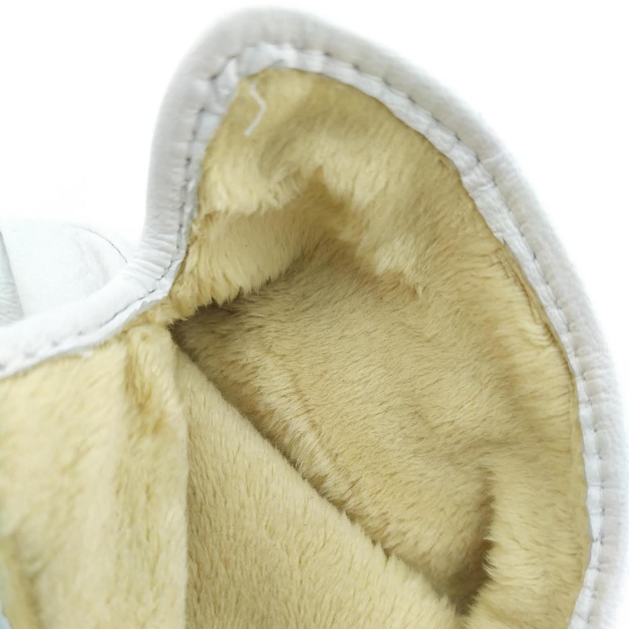 Перчатки женские GAUR (размер 6,5) , на бежевом плюше, 27см, белые, 20021962 - фото 4 - id-p1227736902