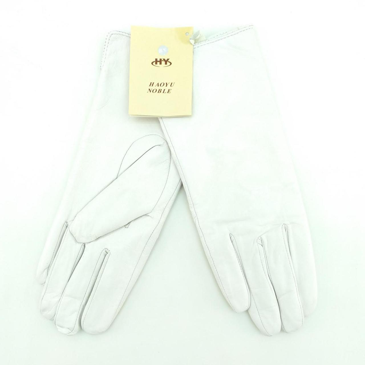 Перчатки женские GAUR (размер 6,5) , на бежевом плюше, 27см, белые, 20021962 - фото 1 - id-p1227736902