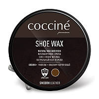 Крем-воск для кожи Coccine SHOE WAX 40г Коричневый