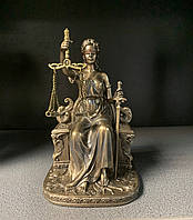 Статуетка Феміда на троні Veronese 18 см 75268 A4, богиня правосуддя, фото 1