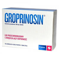 Groprinosin - для повышения иммунитета организма, 500 мг, 50 таб.