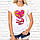 Парні футболки з принтом "Він частка мого серця/Вона частинка мого серця" L, Білий Push IT, фото 2