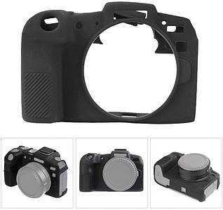 Защитный силиконовый чехол для фотоаппаратов Canon EOS RP - черный