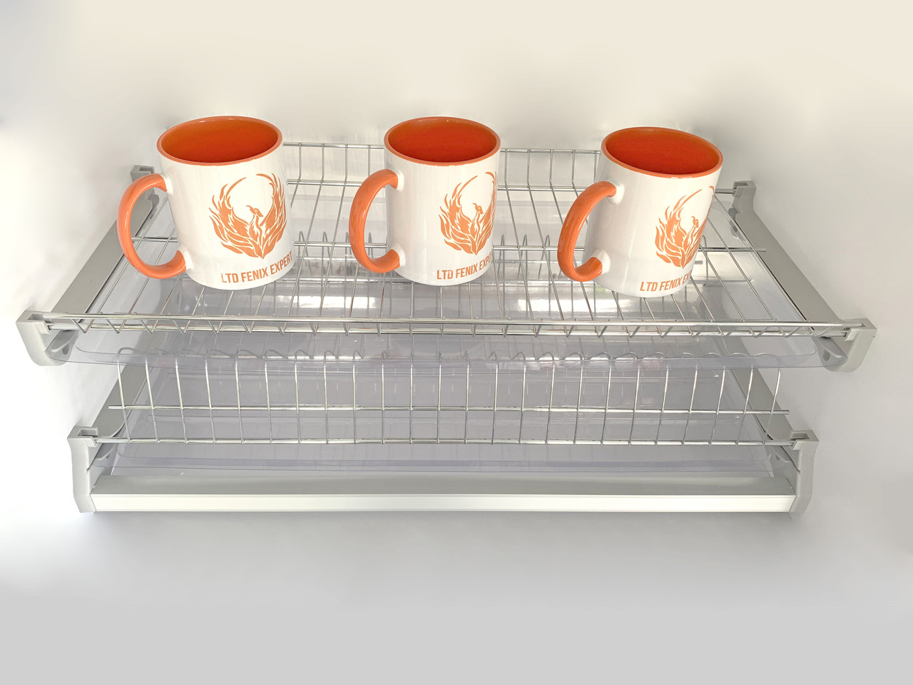 Сушіння кухонне хром 700 мм з алюмінієвою рамою, фото 1