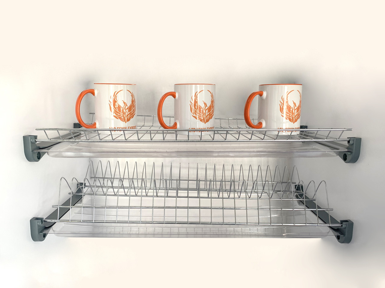 Сушарка для посуду 700 мм хром без рамки, фото 1