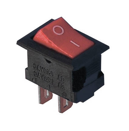Перемикач KCD5-101 R/B 1 червона клавіша Ny95500863, фото 1