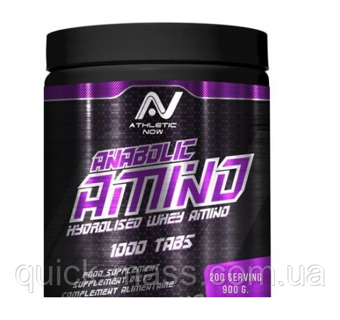 Амінокислоти Athletic Now Anabolic Amino Whey 1000 таб, фото 1