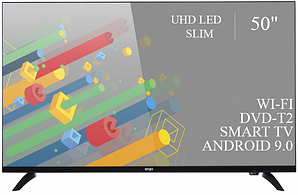 Сучасний телевізор Ergo 50" Smart-TV/DVB-T2/USB адаптивний UHD,4K/Android 13.0