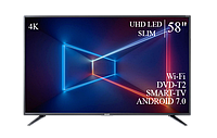 Современный телевизор Sharp 58" Smart-TV/DVB-T2/USB Android 13.0 4К/UHD