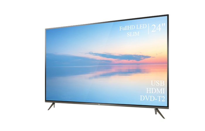 Современный телевизор TCL 24" FullHD+DVB-T2+USB, цена 4509 грн — Prom ...