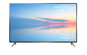 Сучасний телевізор TCL 42" Smart-TV/Full HD/DVB-T2/USB Android 9.0
