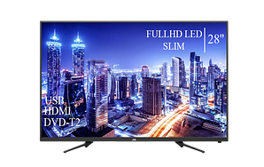Сучасний телевізор JVC 28" FullHD+DVB-T2+USB