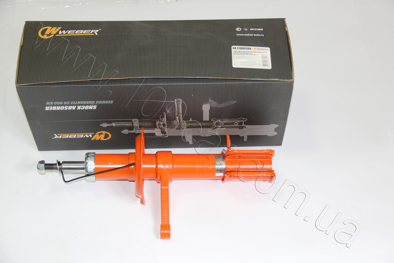 Стійка амортизатора передня права (газ) Weber SA 2108FGRK для ВАЗ 2108-2109, оригінальні номери: 2108-2905002-03