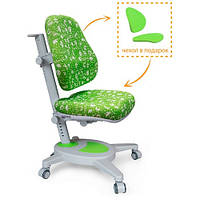 Детское кресло Mealux Onyx зеленое в пикселях