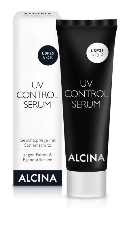 Сироватка від зморшок та пігментних плям з УФ фільтром 25 та Q10 Alcina UV Control Serum