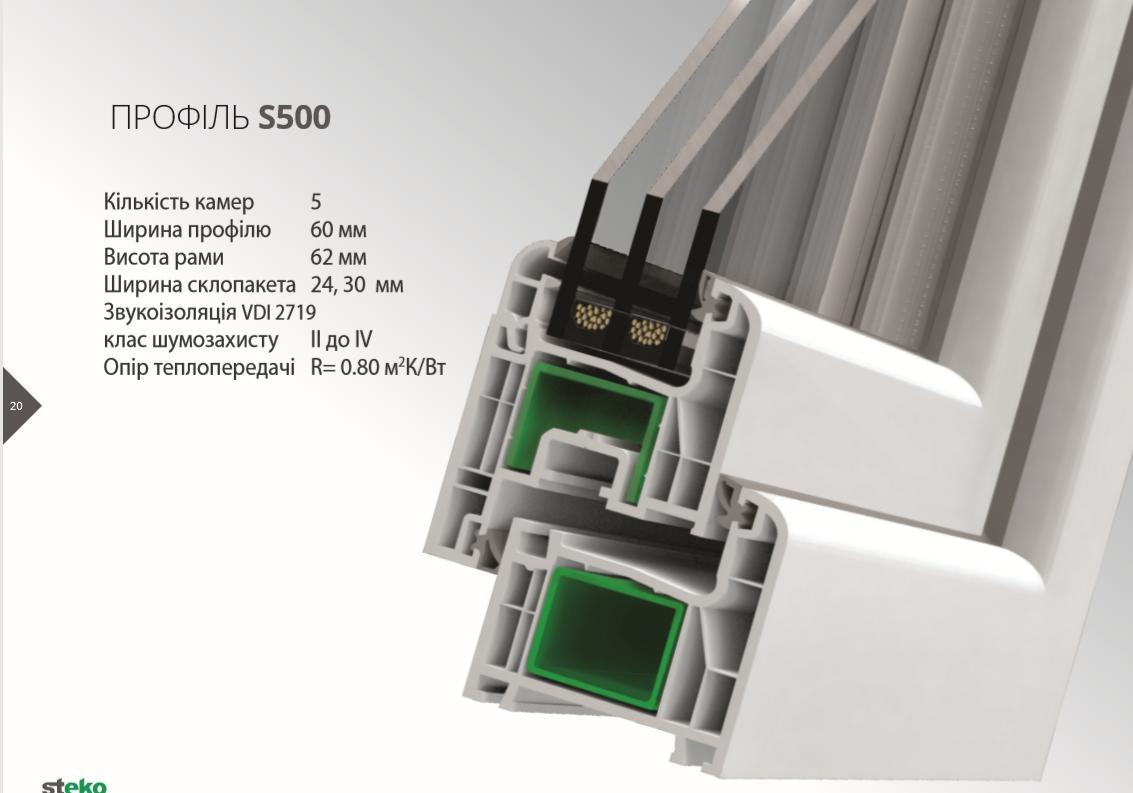 Украинский профиль Steko S500