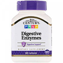 Травні ферменти 21st Century Digestive Enzymes 60 Caps