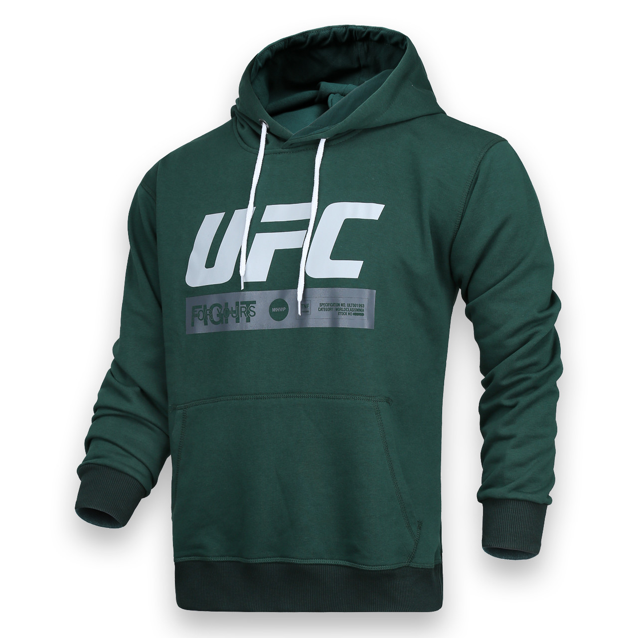 Худи осень-зима т зеленый UFC FIGHT с лого Т-2 DGRN L(Р) 20-471-203