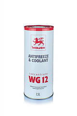 Антифриз червоний Wolver Antifreeze & Coolant Concentrate WG12 — 1,5 л