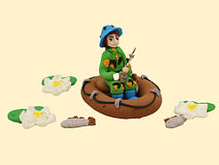 Рибалка (фігурка з мастики)