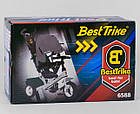 Велосипед Best Trike 6588 — 21-909 С ФАРЯКЕ світло та звуки ЖІЛТИЙ сталева рама, колеса піна, фото 6