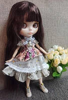 Шарнирная кукла Айси с длинными волосами и стеклянными 3D глазами + 10 пар кистей + одежда и обувь в подарок