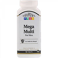 Вітаміни та мінерали для чоловіків 21st Century Mega Multi for Men 90 Tabs