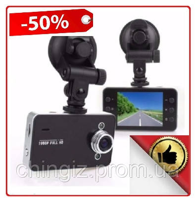 Автомобільний відеореєстратор DVR K6000, Full HD огляд 170° нічне бачення, авто відео реєстратор