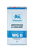 Антифриз синий Wolver Antifreeze & Coolant Concentrate WG11 - 5л