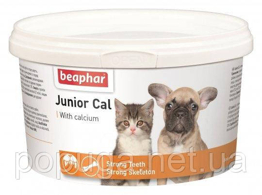 Beaphar Junior Cal — Вітамінно-мінеральна харчова для цуценят і кошенят 200 г