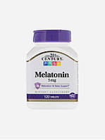 Мелатонін 21st Century Melatonin 5 mg 120 Tabs